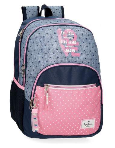 6822521  BACKPACK 44CM 2C. NONI DENIM